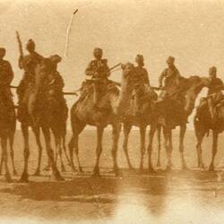 Photograph - Men on Camels, Egypt, 1915-1916