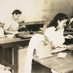 Photograph - Kodak, Abbotsford Plant, Cutting Letters
