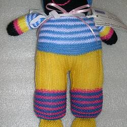 Doll - 'Golliwog', Knitted, Mont Park, 1995