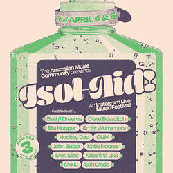 Isol-Aid Online Music Festival, Edition 3, Designed by Sebastian White, 4-5 April 2020