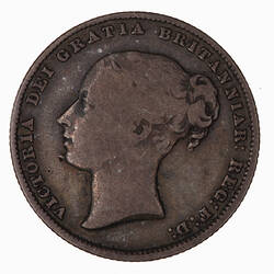 Coin - Shilling, Queen Victoria Great Britain, 1865