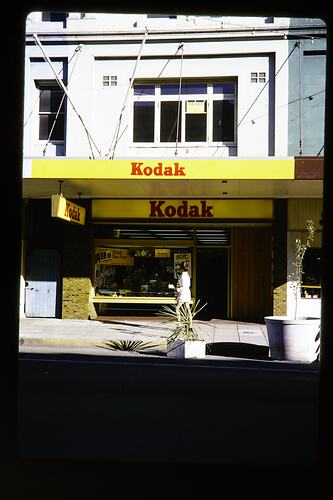 Slide - Kodak Australasia Pty Ltd, Exterior Retail Shop, circa1970s