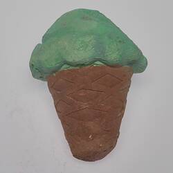 Chalk Piece - Ice Cream Shape, Used By Elizabeth & Esther Li, Glen Waverley, May-Jun 2020