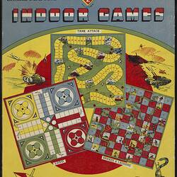 Board Games Set - Ace, 'Three Indoor Games', 1940-1945