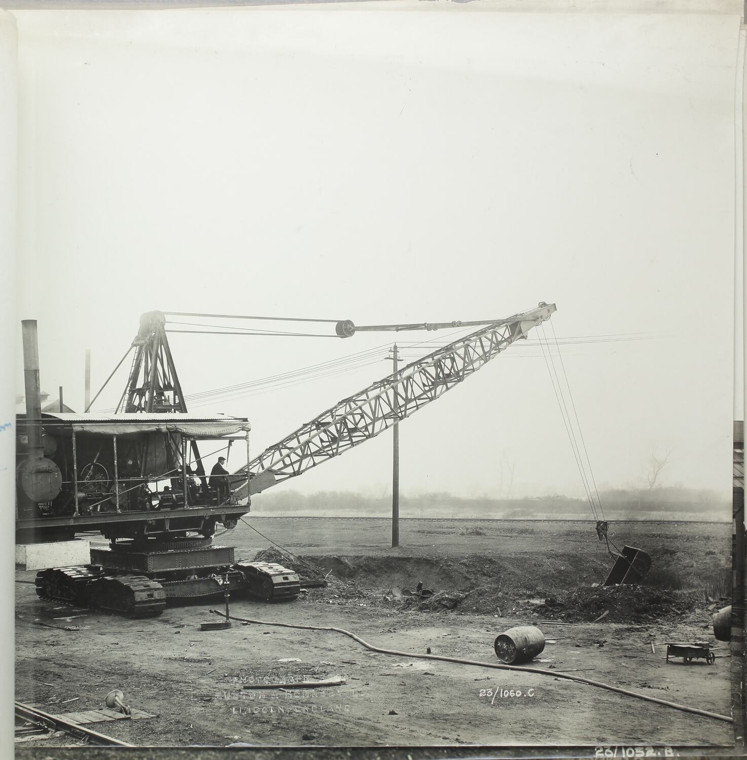 Photograph Ruston Hornsby No 60 Dragline Excavator On