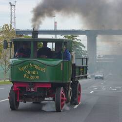 Sentinel Steam Waggon on Douglas Parade, Yarraville