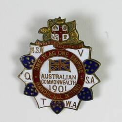 Badge - Australian Commonwealth, 1901