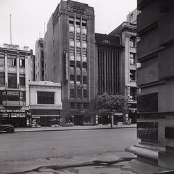 Photograph - Kodak Australasia Pty Ltd, Exterior of Kodak House, 252 Collins Street, Melbourne, circa 1940s