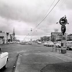 Negative - Marshalite Traffic Signal, Clifton Hill, 1960
