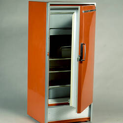 Refrigerator - General Motors, Frigidaire, De Luxe, Red