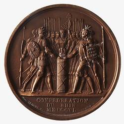 Medal Confederation Of The Rhine Napoleon Bonaparte Emperor