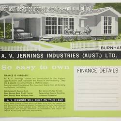 Advertising brochure for kit houses.