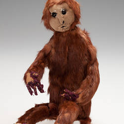 Toy Monkey - Ada Perry, Brown Fur, circa 1930s-1960s