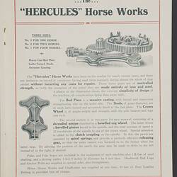 Product Catalogue - H.V. McKay, 'Sunshine Harvester Works', Agricultural Implements, Victoria, circa 1909