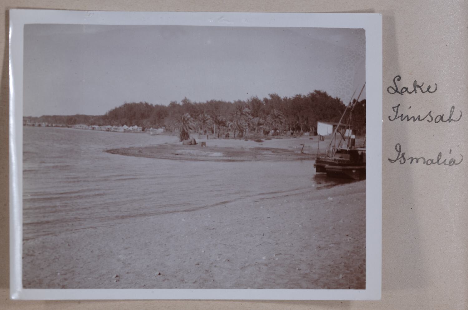 Photograph Lake Timsah Egypt Captain Edward Albert McKenna World