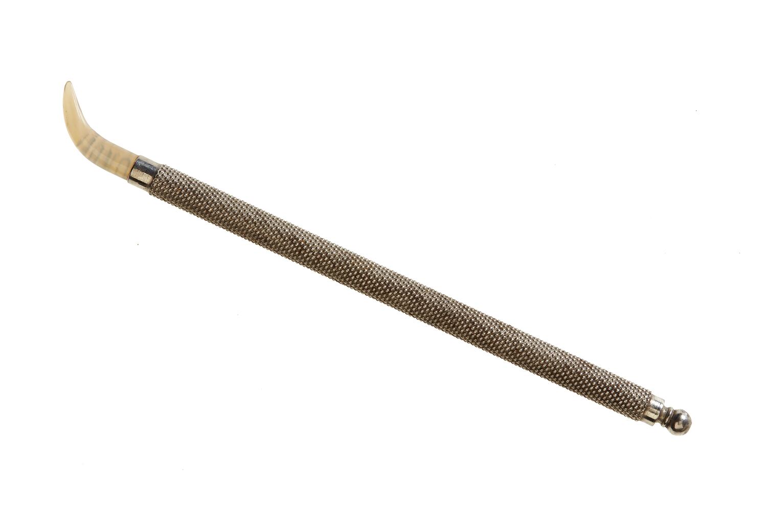 Spatula Agate & Stainless Steel, circa 1950