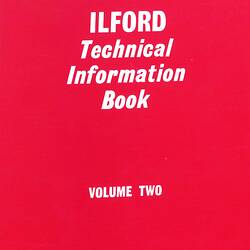 Data Book - Ilford, 'Technical Information Book', Volume Two, 1950s-1960s