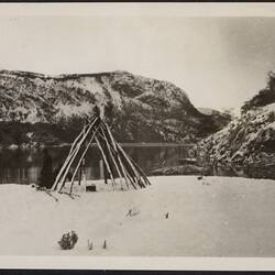 Photograph, Yaghan, Murray Narrows, Hoste Island, Tierra del Fuego, Chilean Antarctic, Chile, 30/06/1929