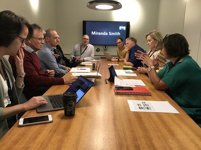 Digital Image - COVID-19 Morning Meeting, Doherty Insitute, Parkville, Feb - Mar 2020