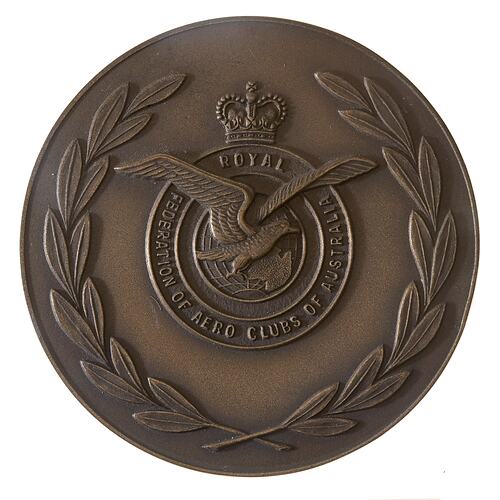 Medal - Royal Federation of Aero Clubs of Australia, c. 1970 AD