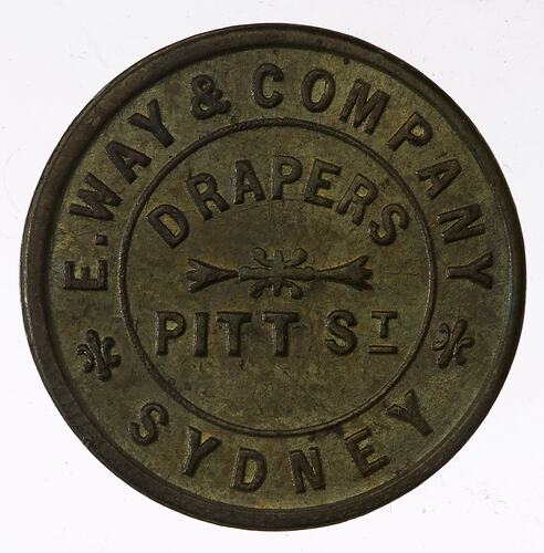 Medal - E. Way & Company, c.1900? AD