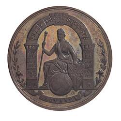 Medal - Federation of Australian Commonwealth, Victoria, Australia, 1901