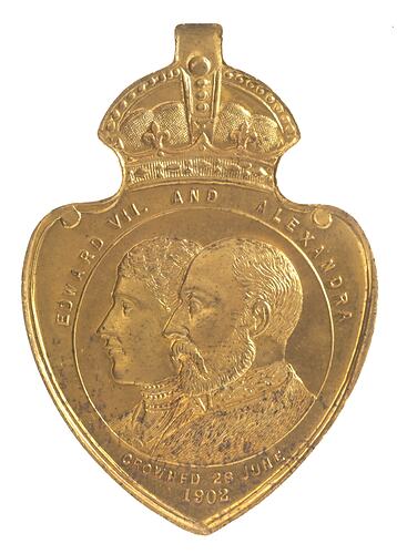 Medal - Edward VII Coronation, Launceston City Council, 1902 AD
