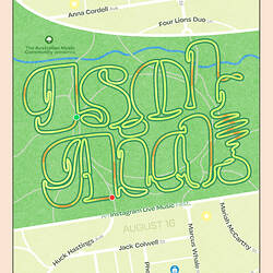Isol-Aid Online Music Festival, Edition 22, Designed by Sebastian White, 16 August 2020