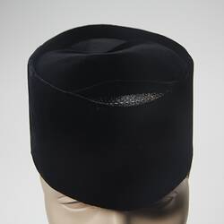 Kopiah - Men's Black Velvet Cap, Zurlia Istiviani Usman, EMAAN Store, Sydney Road, Coburg 2020