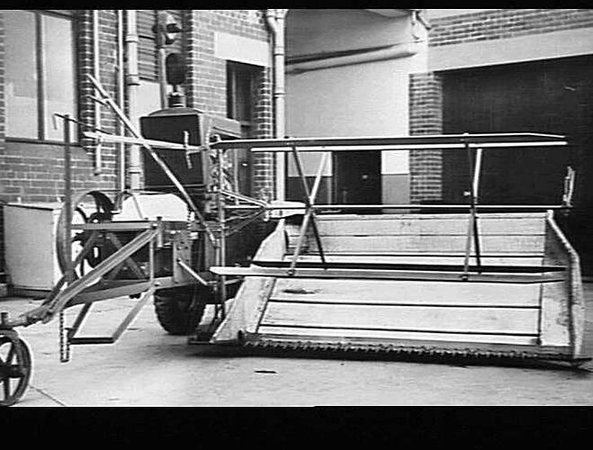 ENGINE FUNCTIONED REAPER BALER: APRIL 1942