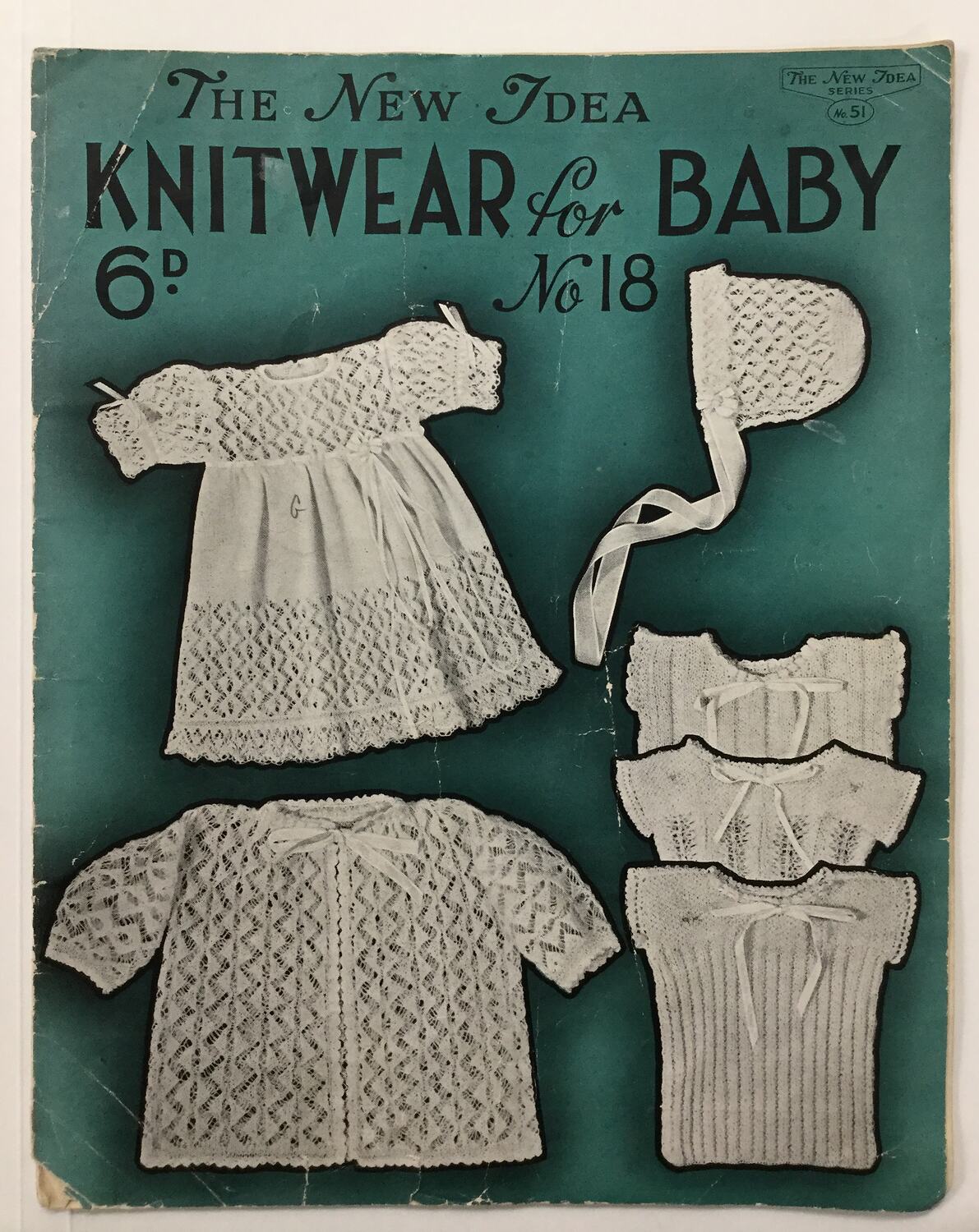 Knitting Book The New Idea Knitwear For Baby No. 18, circa 19301939