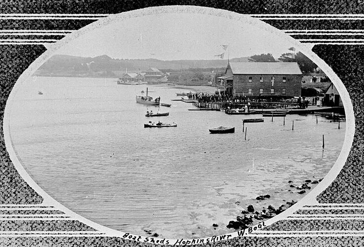 BOAT SHEDS HOPKINS RIVER W.BOOL.