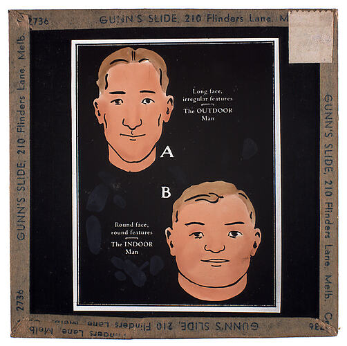Lantern Slide - Universal Opportunity League, Indoor, Outdoor Man