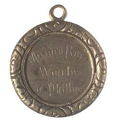 Medal - Union Foundry Annual Picnic Sports Prize, Ballarat, Victoria, Australia, 1883