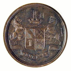 [NU 35641] Medal - Sandhurst Industrial Exhibition Prize, Australia, 1879 (AD) (MEDALS)