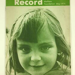 Record - 'Community Welfare Foundation', North Fitzroy, May 1976