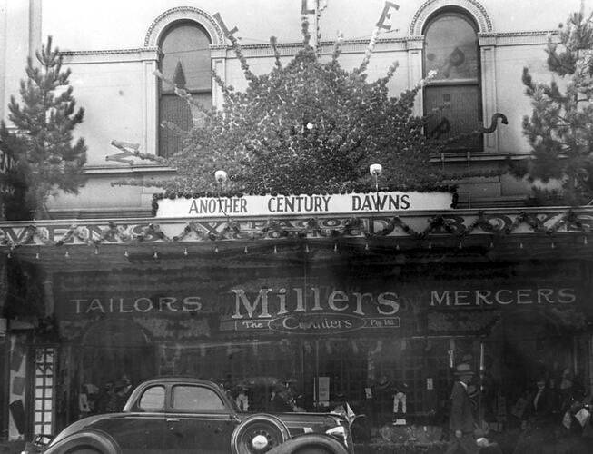 Photograph - Decorated Building, Ballarat, 1938