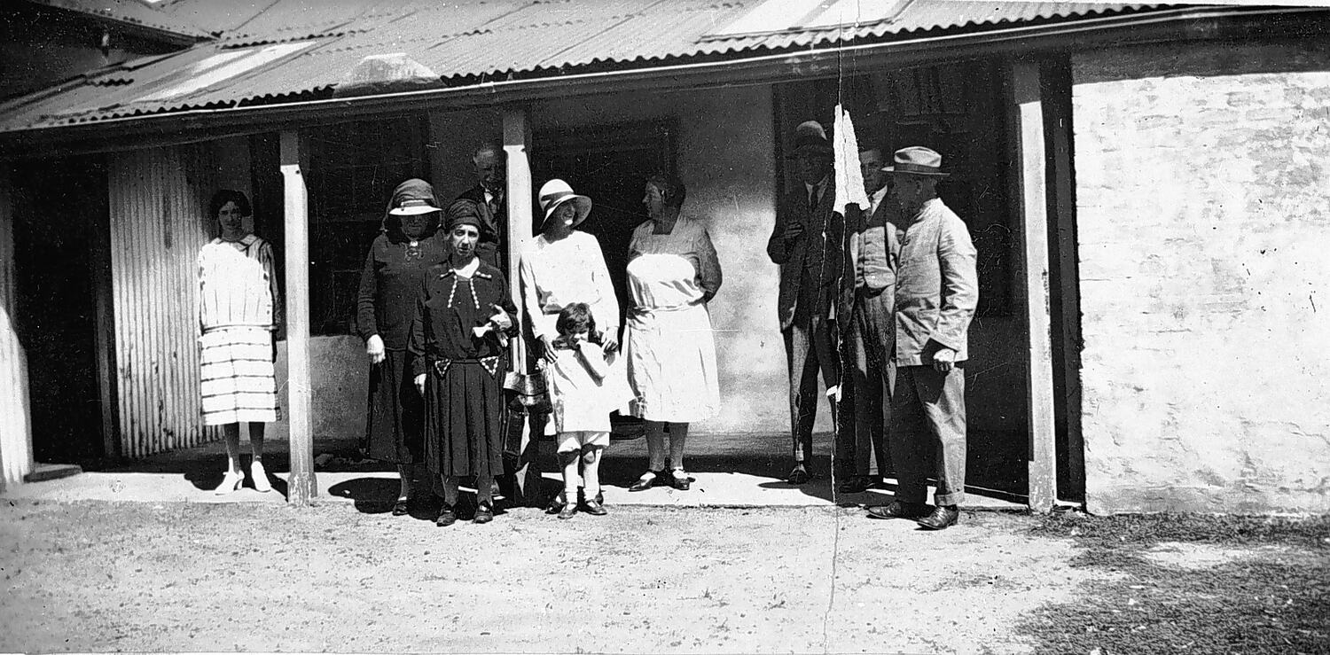 Negative Group Of People, Chetwynd, Victoria, circa 1929