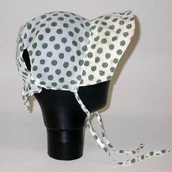 Bonnet - Dutch Bonnet Style, Printed Cotton - SH88.452