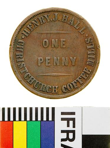 Henry J. Hall Token Penny