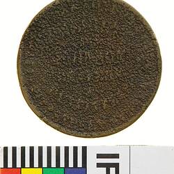 Token - 1 Penny, Cast, Weight & Johnson, Drapers & Outfitters, Sydney, New South Wales, Australia, circa 1858