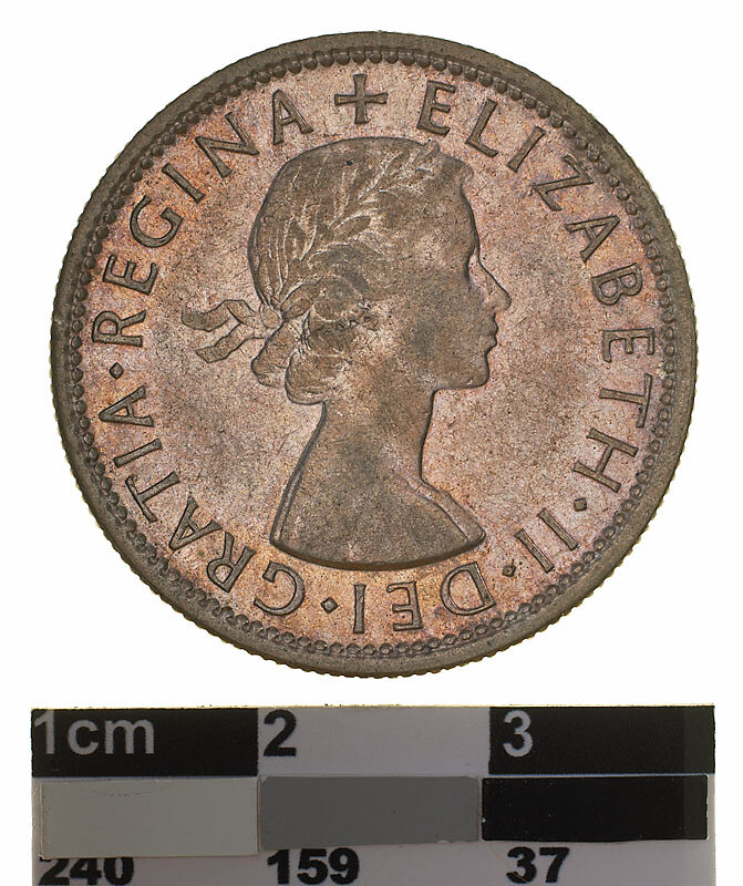 70th Birthday Shilling Keyring By Charlie Boots