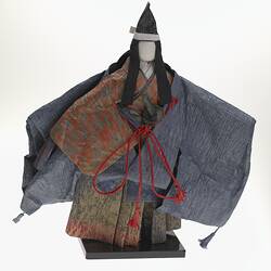 Shimotsuke Paper Doll-'Kiyotsune'. Noh Theatre Warrior. 1998-2007