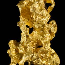 Gold nugget specimen.