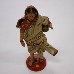 Indian Figure - Woman from the Mercantile Class, Pune, Clay, circa 1880