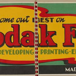 Poster - 'Snaps Come Out Best on Kodak Film'