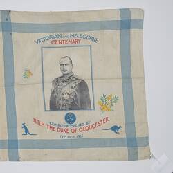 Handkerchief - Victorian & Melbourne Centenary Exhibition