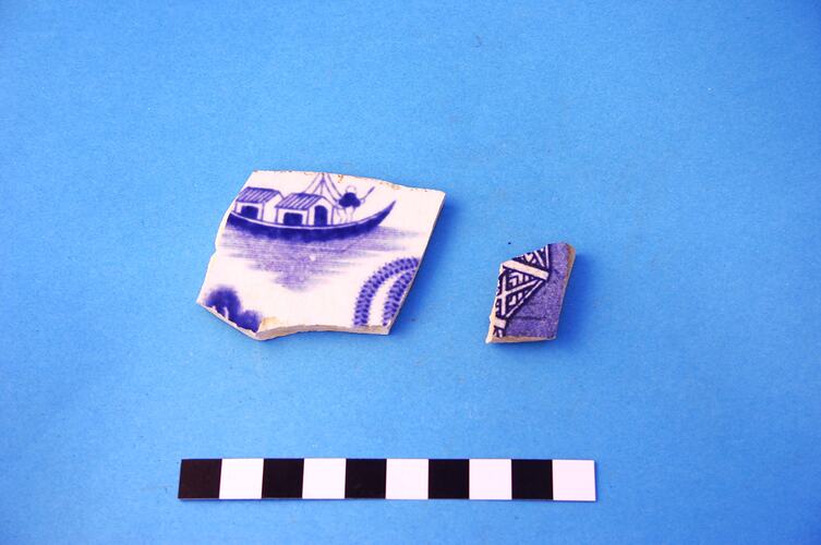 Plate - Ceramic, Willow, circa 1805-circa 1900