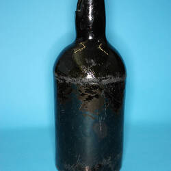 Beer/Wine Bottle - Glass, Dark Green (Fragment)