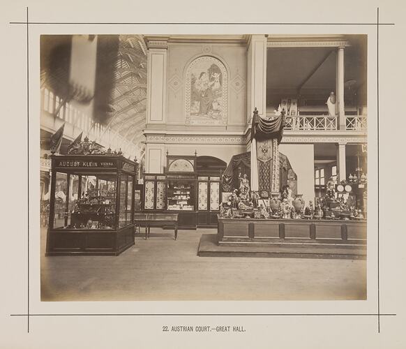 Austrian Court, Great Hall, Exhibition Building, 1880-1881